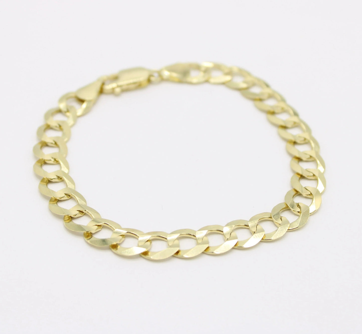 14K Men's Set Cuban Ring and Cuban Bracelet Yellow Gold